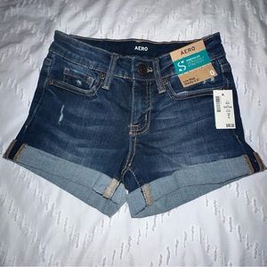 Aeropostale Jean Shorts, Size 0, Low rise, New with tags, Never worn.